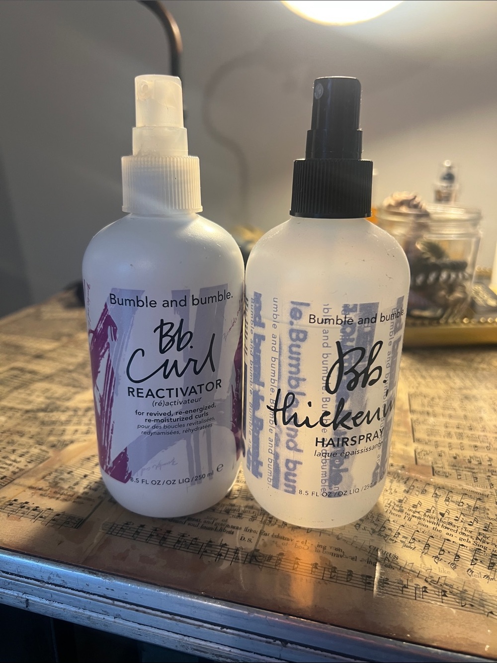 Bumble and Bumble Two-for-one Bundle- Curl Reactivator and Thickening Hairspray
